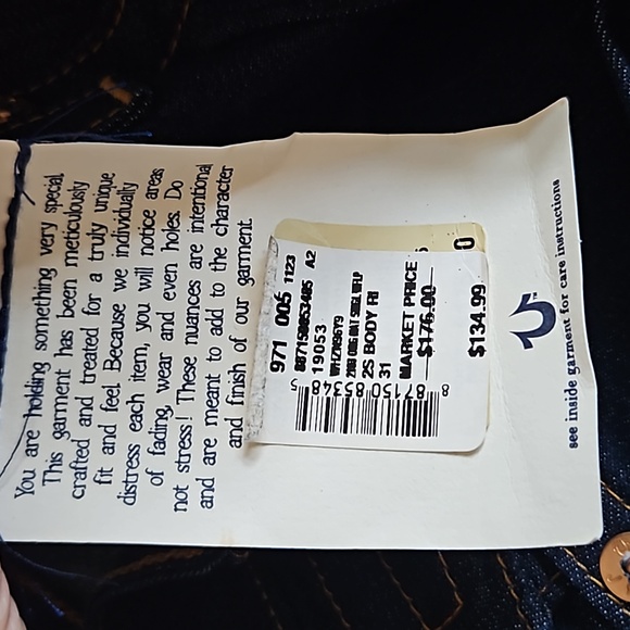 True Religion Dark Blue Women's Jeans - Picture 5 of 6